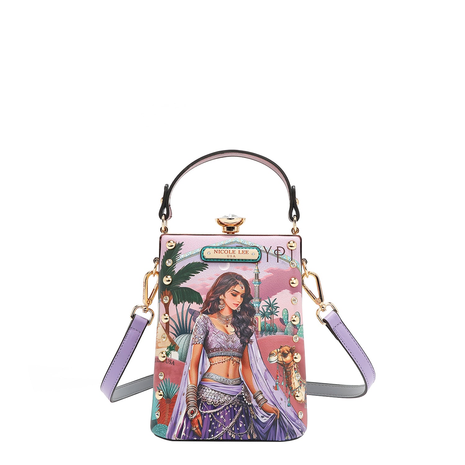 BORSA CON PICCOLO DIAMANTE (<tc>QUEEN CLEOPATRA</tc>)