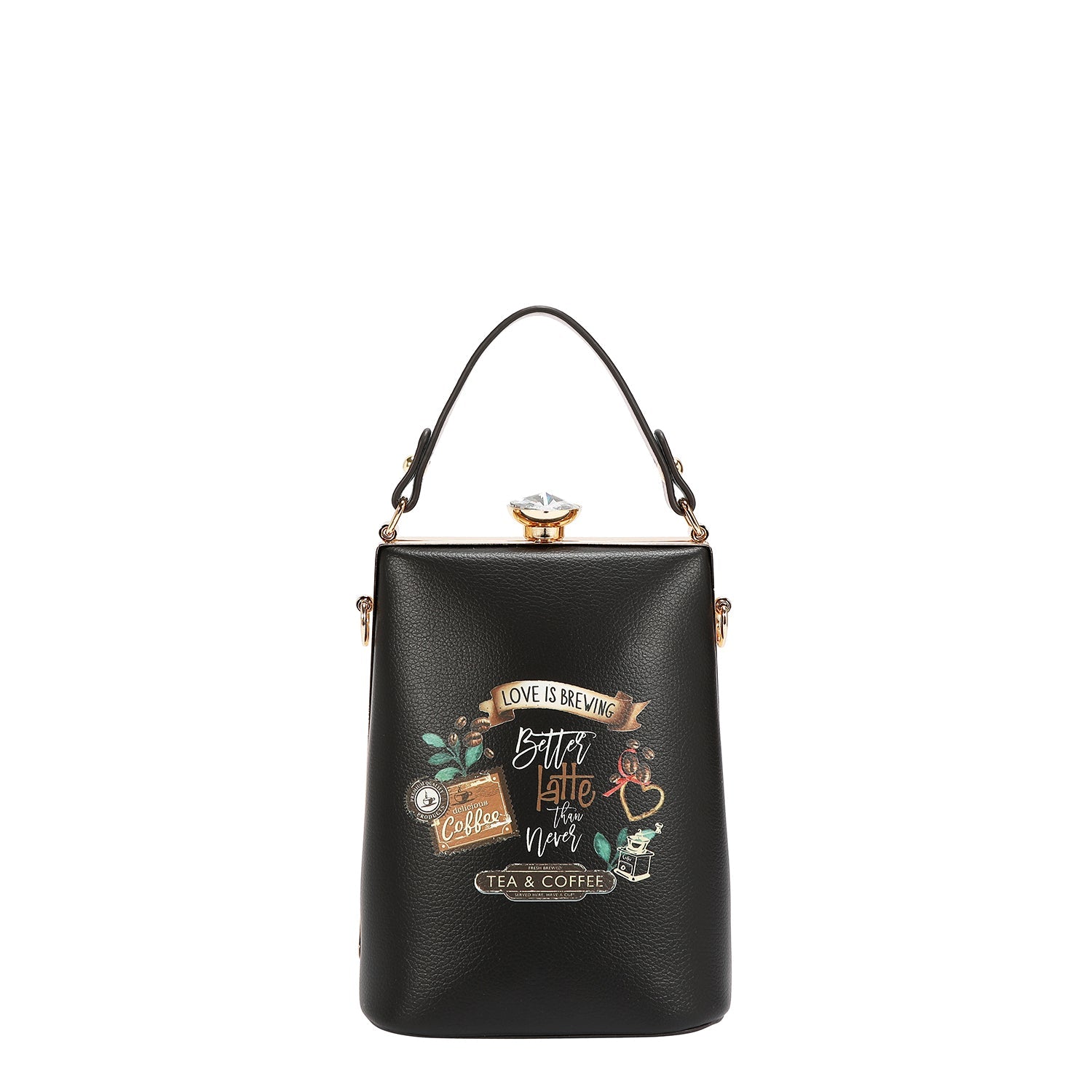 TASCHE MIT KLEINEN DIAMANTEN (<tc>VIRTUAL FRIEND</tc>)