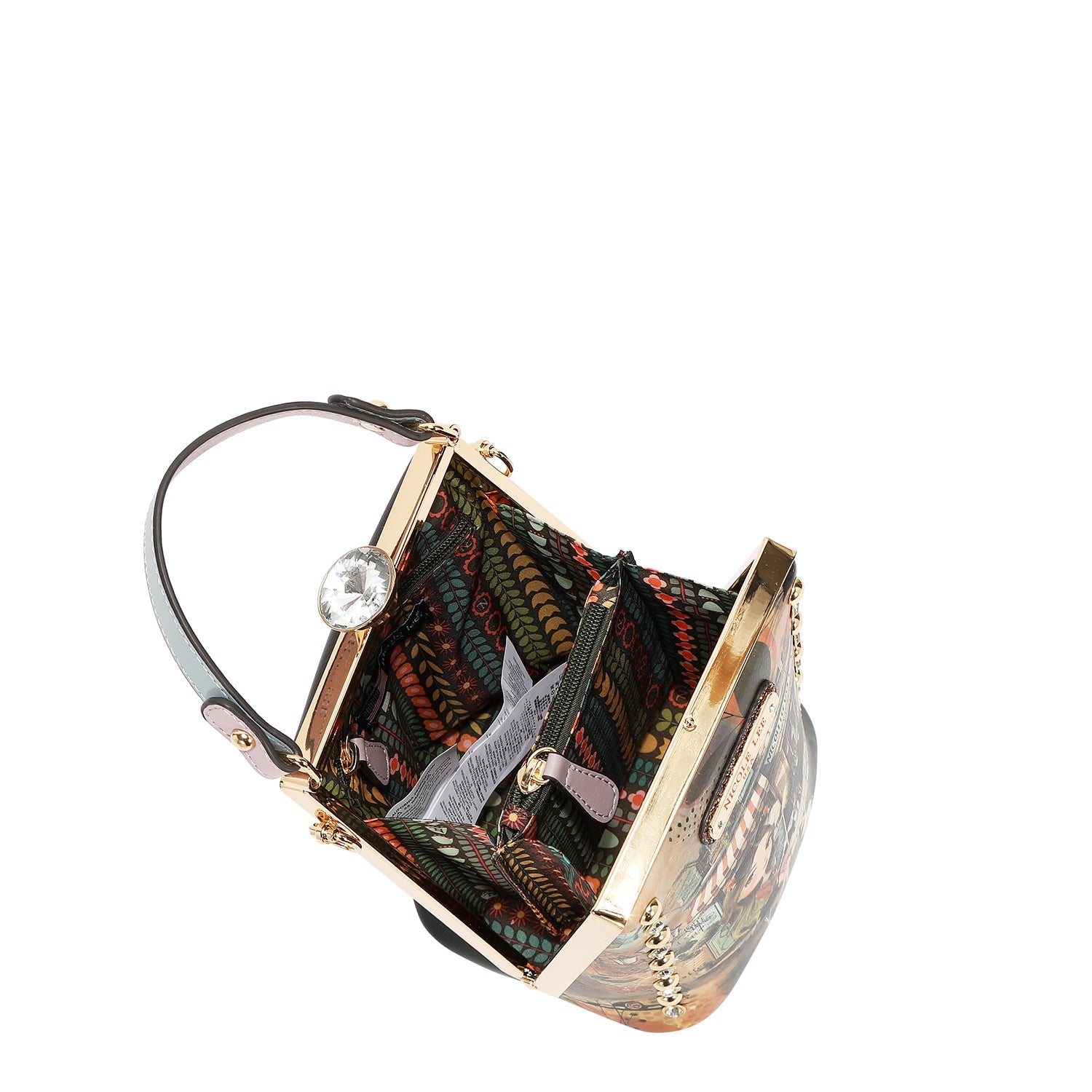 TASCHE MIT KLEINEN DIAMANTEN (<tc>VIRTUAL FRIEND</tc>)