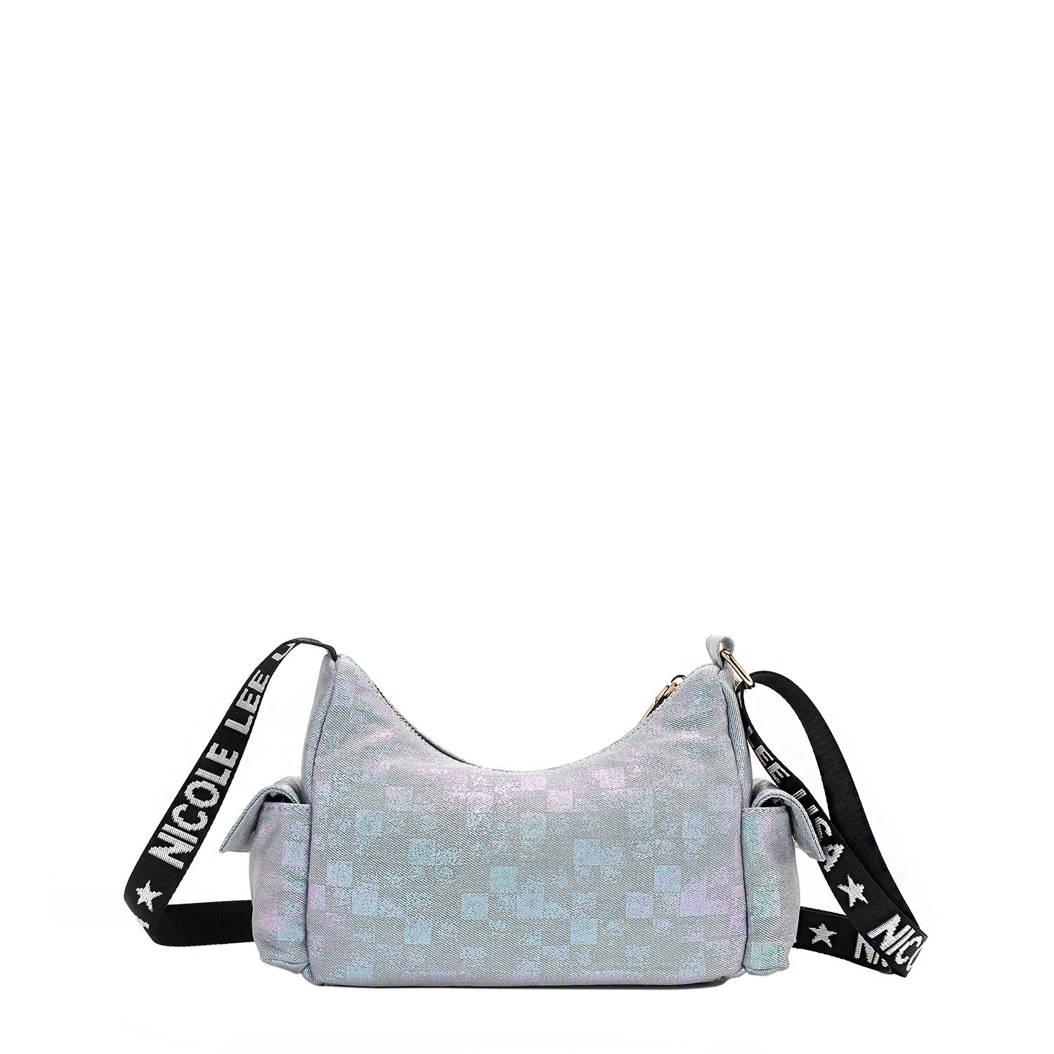 BOLSA DE OMBRO COM CHEQUES DENIM (<tc>LADIES NIGHT OUT</tc>)