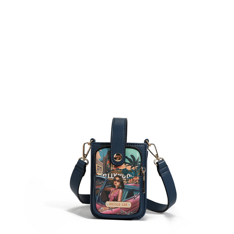 CROSSBODY-TELEFONHÜLLE MIT RIEMEN (<tc>HOLLYWOOD DRIVE</tc> )