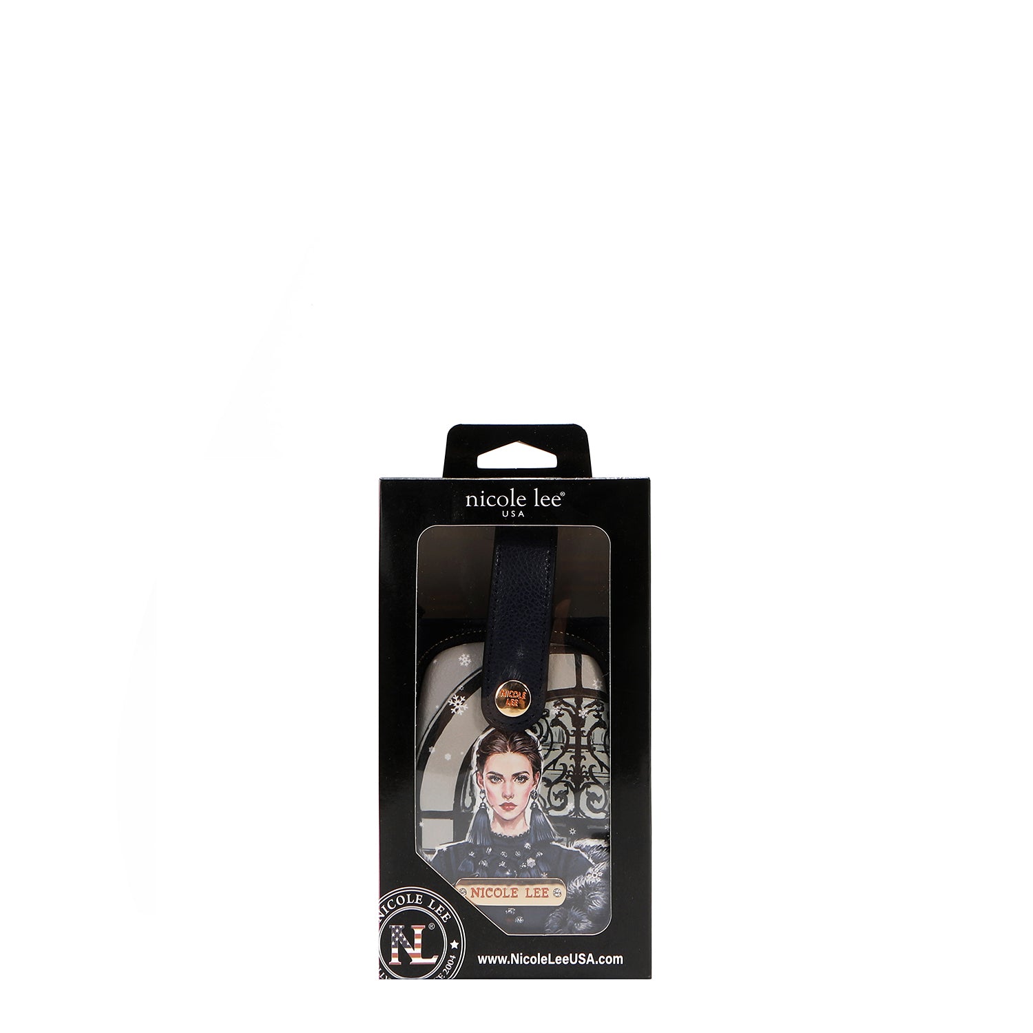 FUNDA DE TELEFONO CRUZADA CON CORREA (MODA SNOWFLAKE)