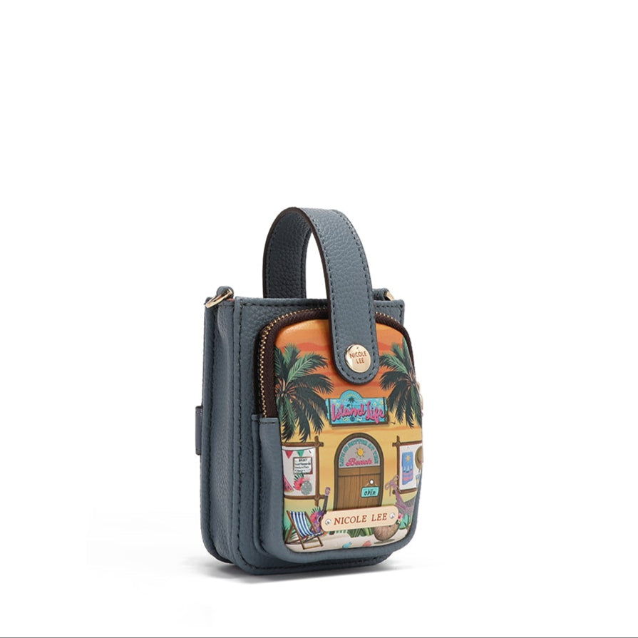 ÉTUI DE TÉLÉPHONE BANDOULIÈRE AVEC SANGLE (<tc>SUN & SAND</tc>)