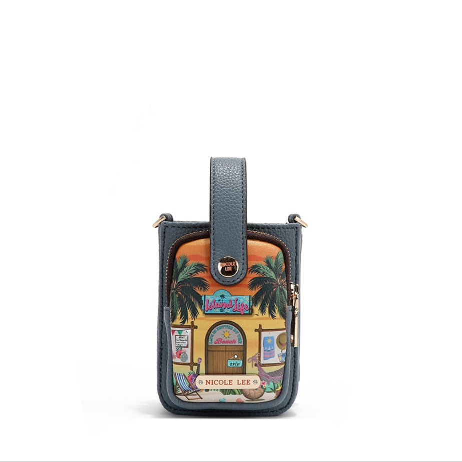 ÉTUI DE TÉLÉPHONE BANDOULIÈRE AVEC SANGLE (<tc>SUN & SAND</tc>)