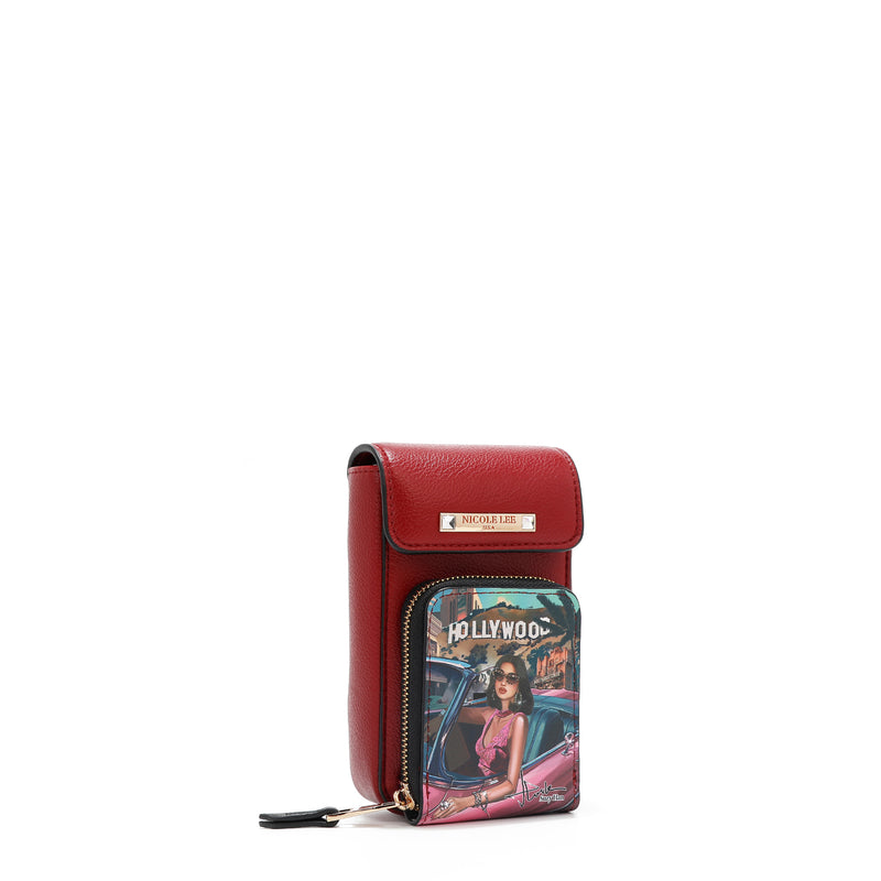 CAPA DE TELEFONE CROSSBODY COM ABA (<tc>HOLLYWOOD DRIVE</tc> )