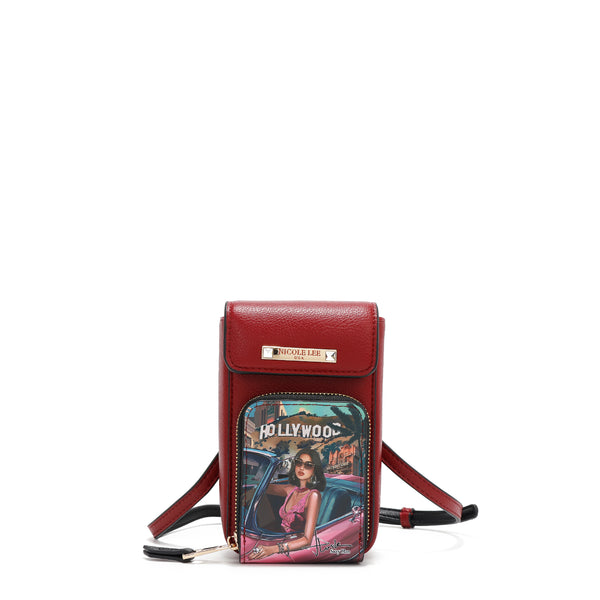 CROSSBODY PHONE CASE WITH FLAP (<tc>HOLLYWOOD DRIVE</tc> )