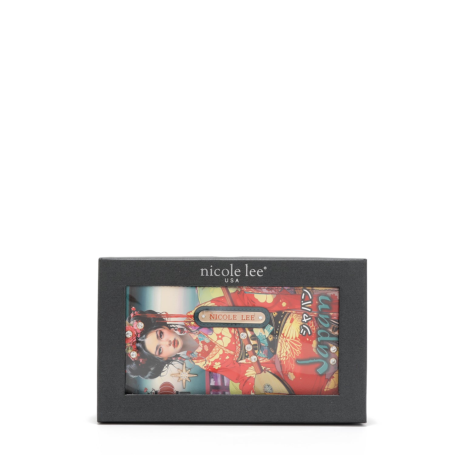 PORTAFOGLIO PIEGHEVOLE NL SIGNATURE CON CINTURINO (<tc>AKIKO LA BELLEZA</tc>)