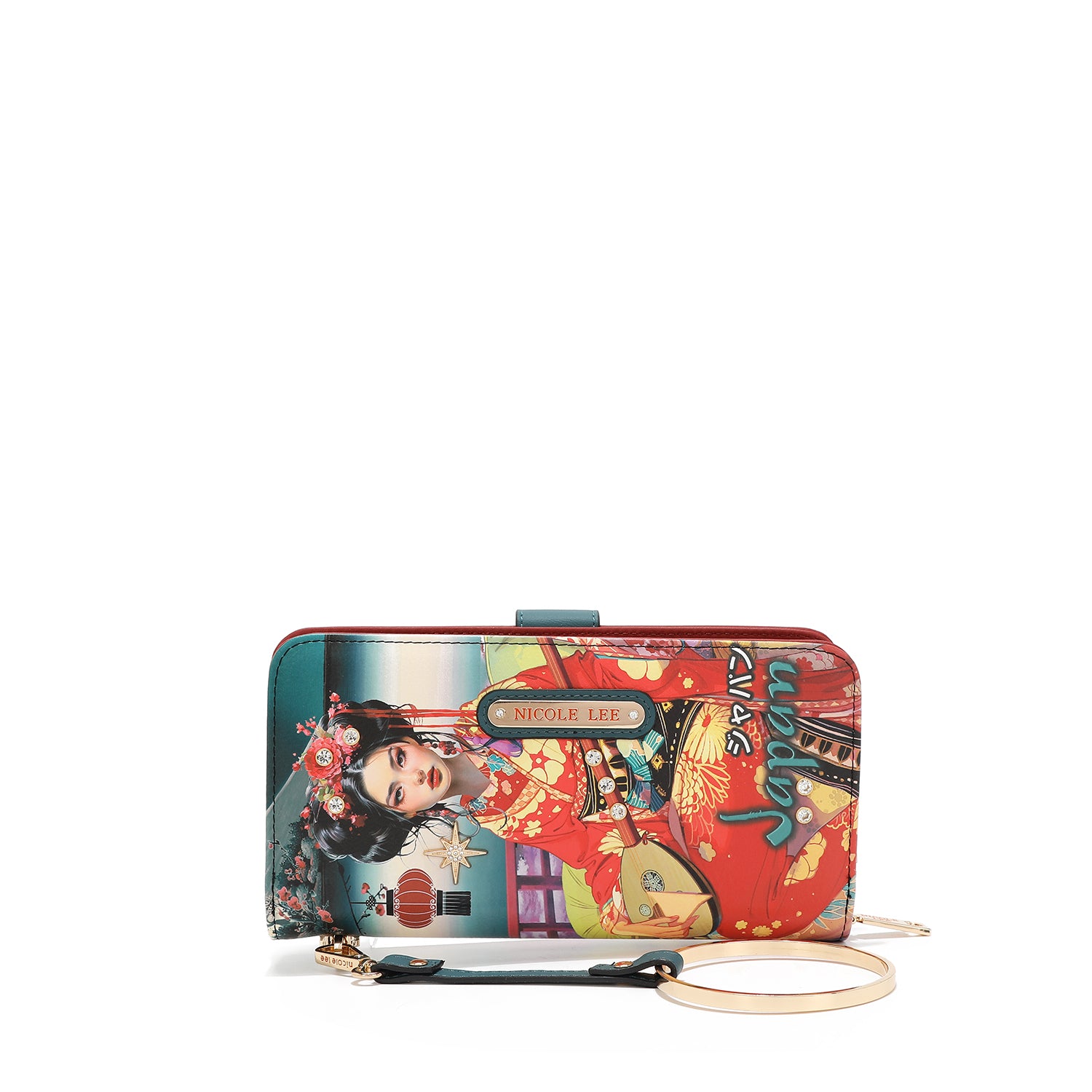 PORTAFOGLIO PIEGHEVOLE NL SIGNATURE CON CINTURINO (<tc>AKIKO LA BELLEZA</tc>)