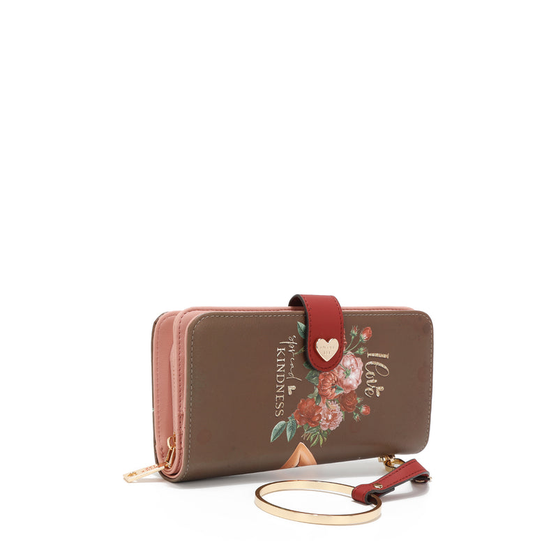 NL SIGNATURE FOLDABLE WALLET WITH STRAP (<tc>BLIND DATE</tc> )