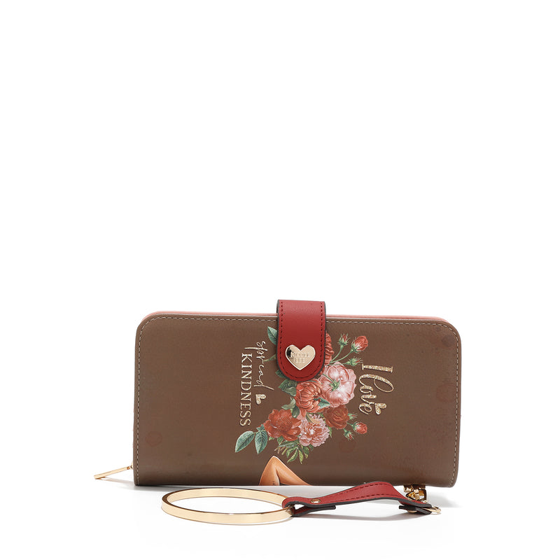 NL SIGNATURE FOLDABLE WALLET WITH STRAP (<tc>BLIND DATE</tc> )