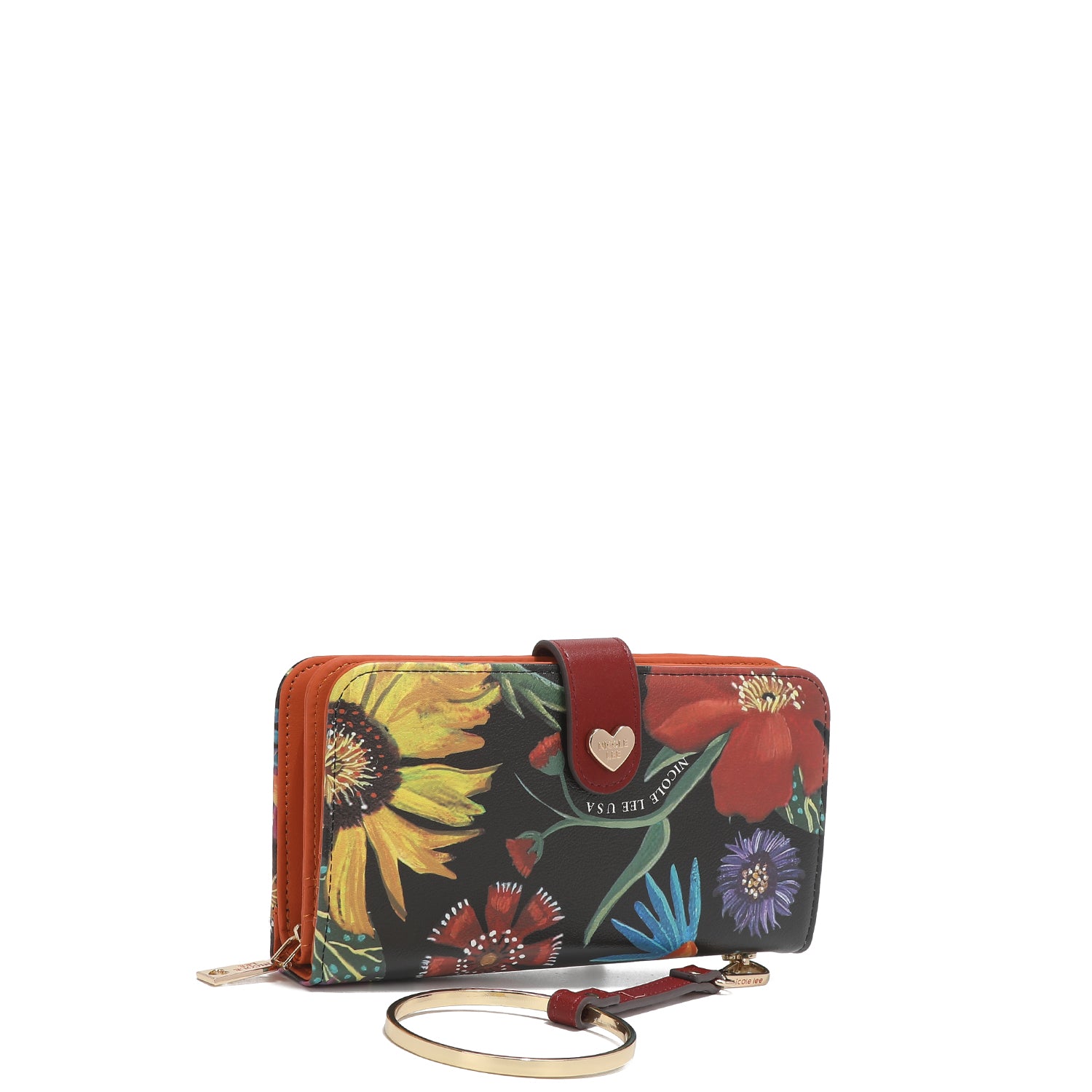 Mode gedrucktes Portfolio mit Reißverschluss