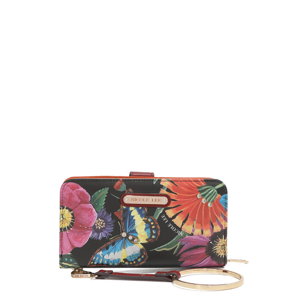 FASHION PRINTED WALLET WITH ZIPPER