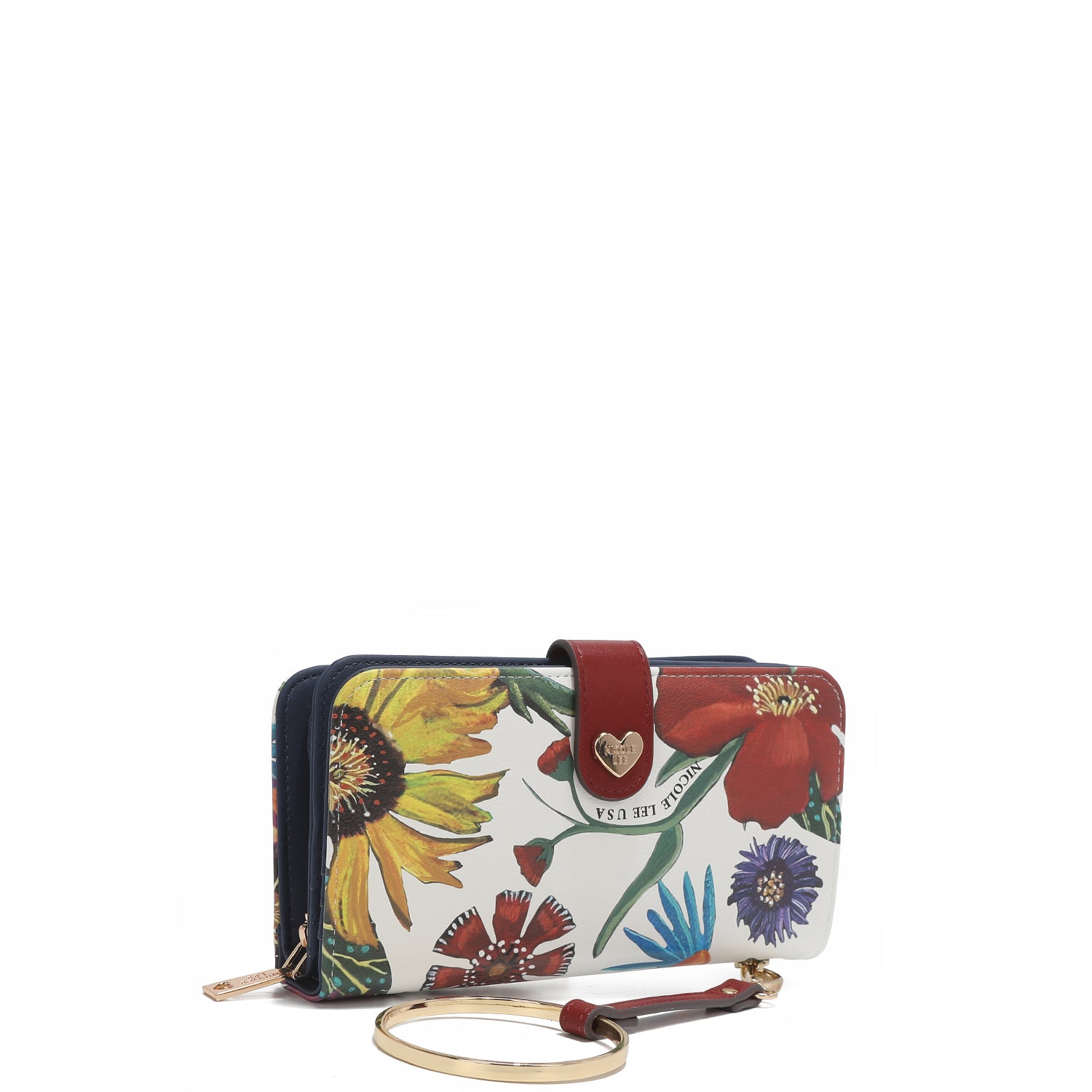 Mode gedrucktes Portfolio mit Reißverschluss