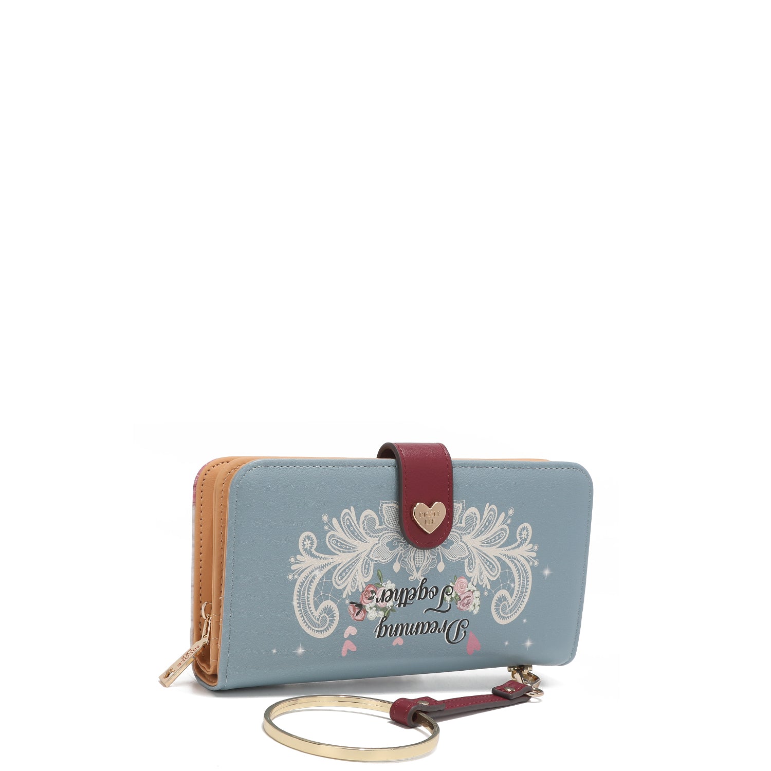 Mode gedrucktes Portfolio mit Reißverschluss