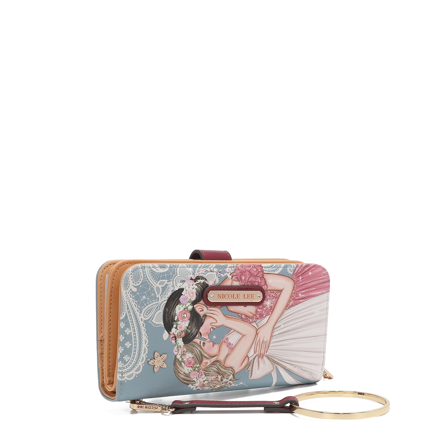 Mode gedrucktes Portfolio mit Reißverschluss