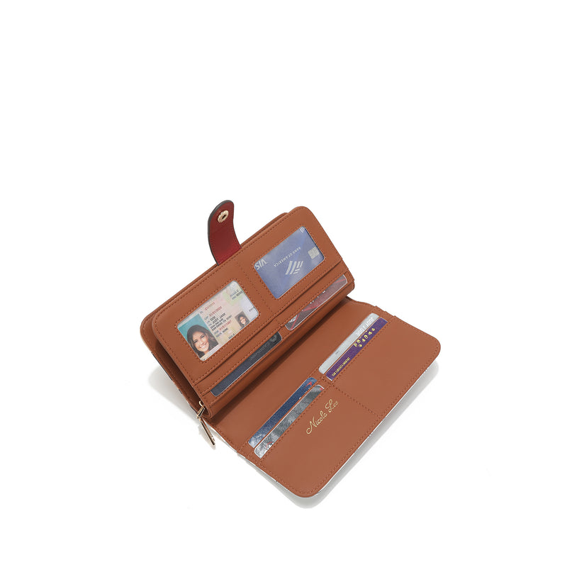 NL SIGNATURE FOLDABLE WALLET WITH STRAP (<tc>HOLLYWOOD DRIVE</tc> )