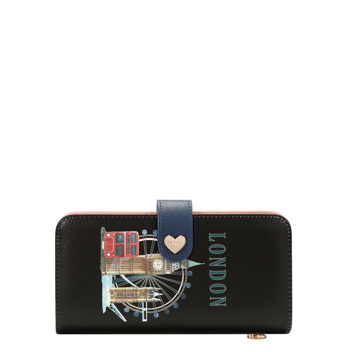 CARTERA IMPRESA FASHION  (LONDON EYE - NEGRO)