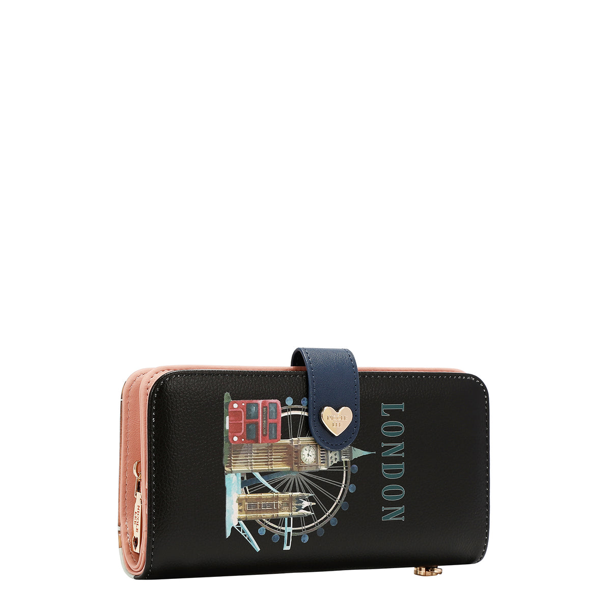 CARTERA IMPRESA FASHION  (LONDON EYE - NEGRO)