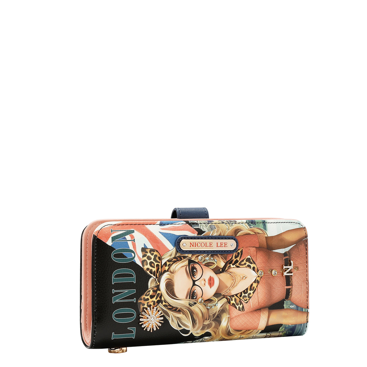 CARTERA IMPRESA FASHION  (LONDON EYE - NEGRO)