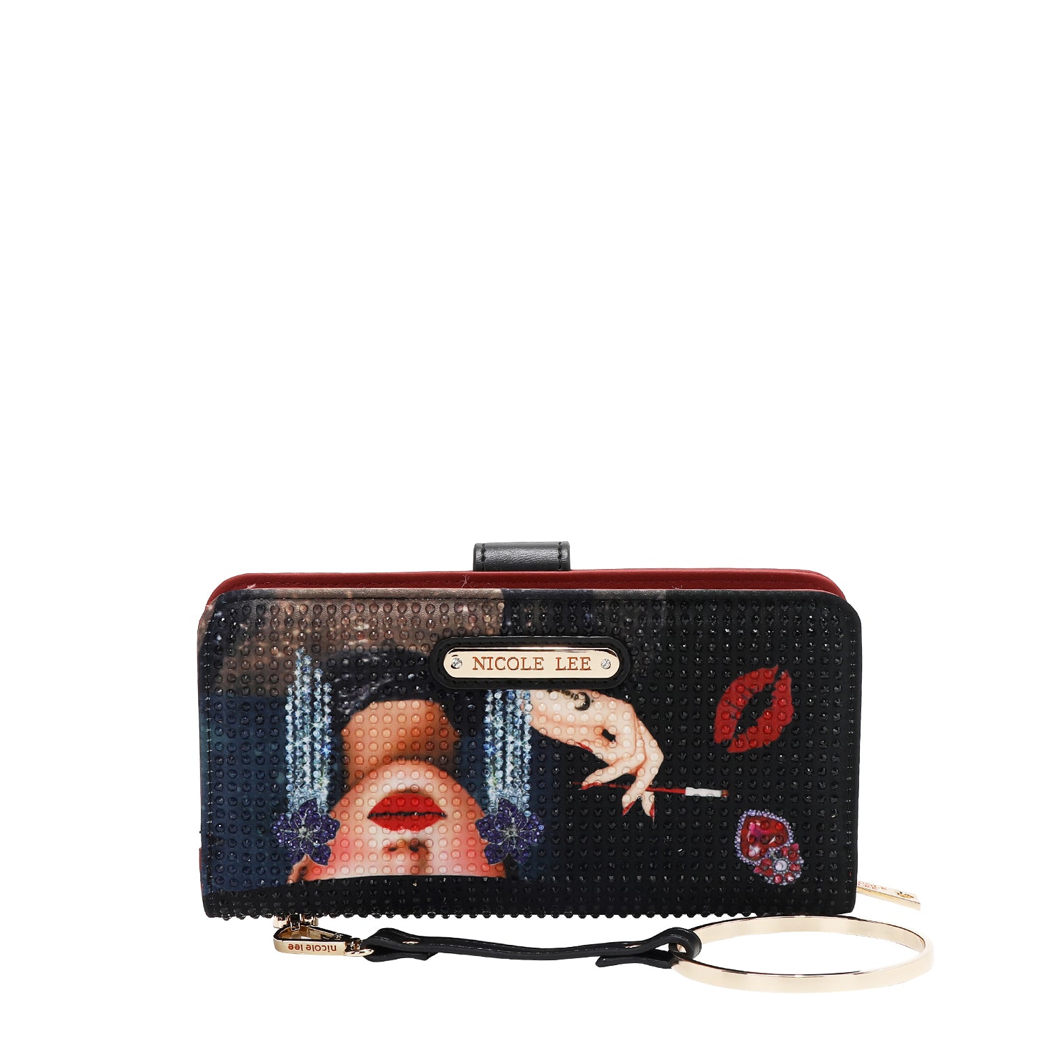 PORTAFOGLIO PIEGHEVOLE CON TRACOLLA NL SIGNATURE (<tc>SAMANTHA LA BELLEZA</tc>)