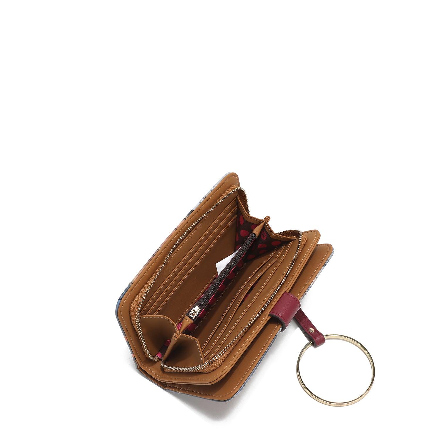 Mode gedrucktes Portfolio mit Reißverschluss