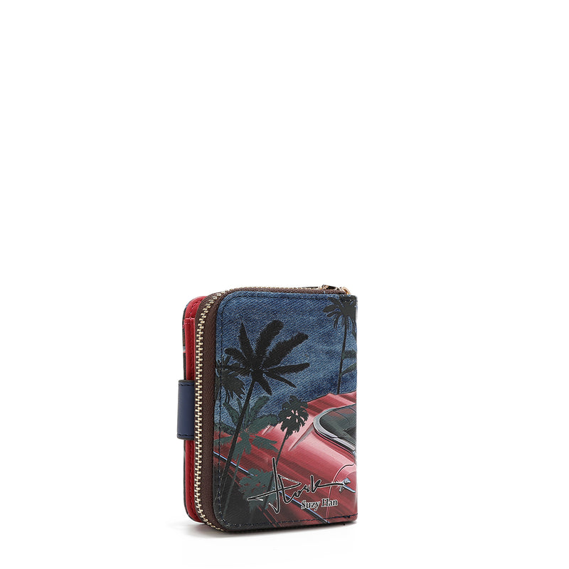 DENIM HEART FOLDING WALLET (<tc>HOLLYWOOD DRIVE</tc> )