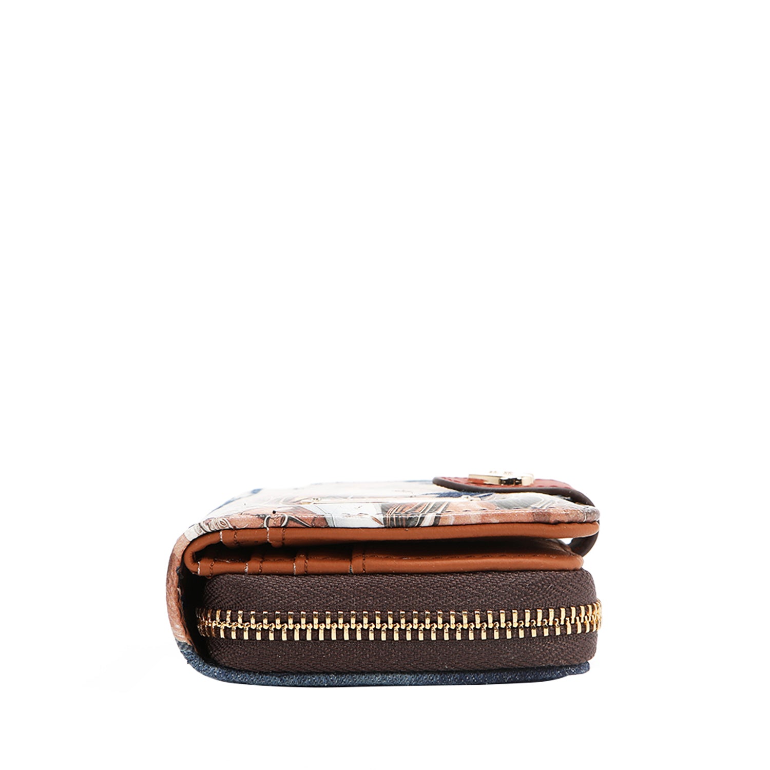 PORTAFOGLIO PIEGHEVOLE A FORMA DI CUORE IN DENIM (<tc>SOFIA MONTANA</tc>)