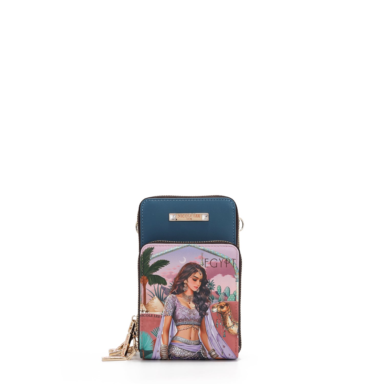 BORSA A TRACOLLA MULTIFUNZIONALE PER CELLULARE (<tc>QUEEN CLEOPATRA</tc>)