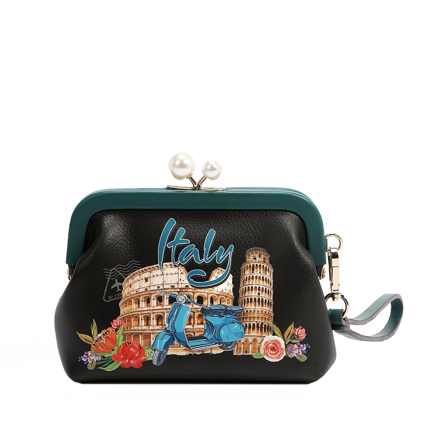 CHELSEA PERLENBRIEFTASCHE (<tc>MARTHA TRAVELS ITALY</tc>)