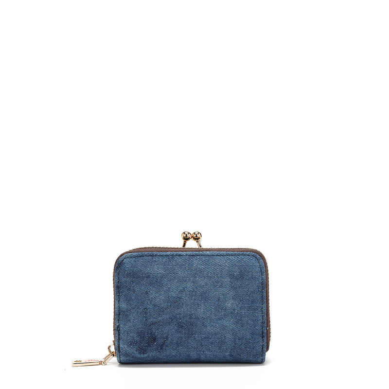 PORTEFEUILLE MINI JULIA EN JEAN (<tc>HOLLYWOOD DRIVE</tc> )