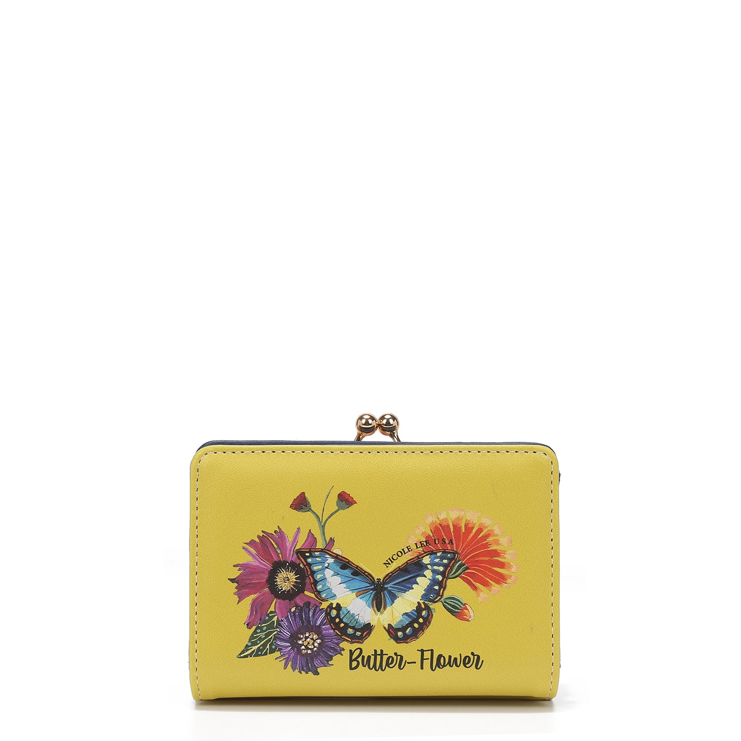 Triple Fashion Compact Portfolio mit RFID -Block