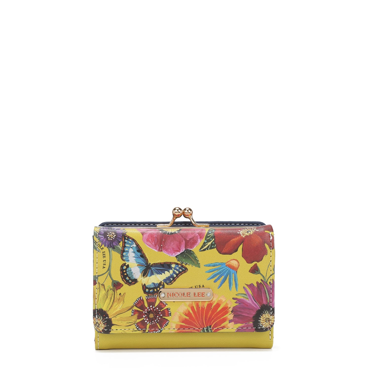 Triple Fashion Compact Portfolio mit RFID -Block