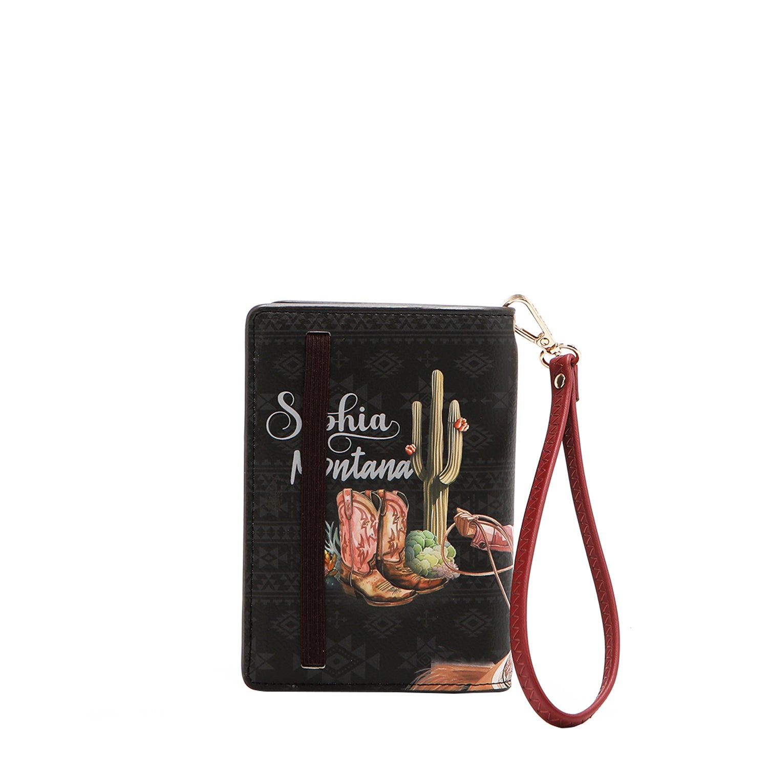 Reisepasshülle mit Riemen (<tc>SOFIA MONTANA</tc>)