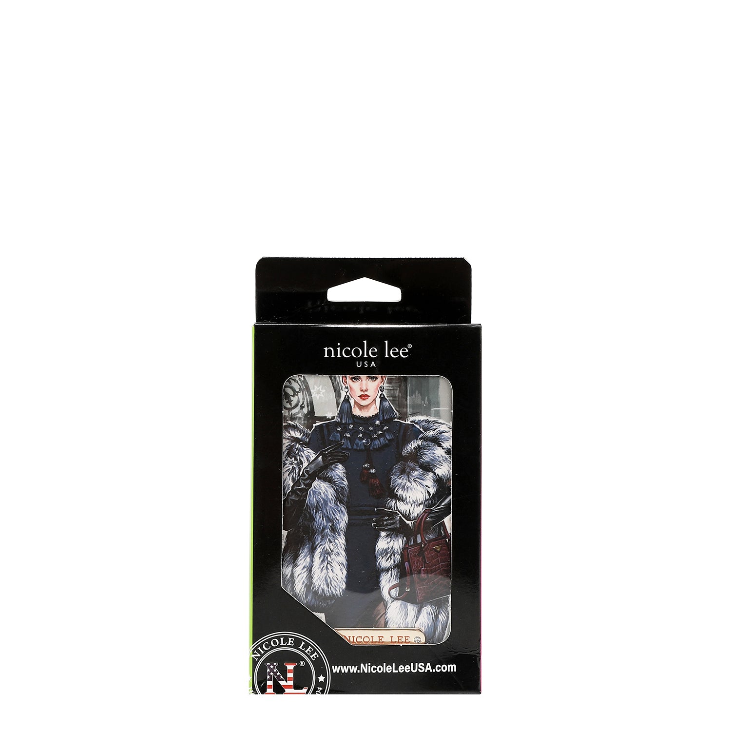 PORTAFOGLIO PIEGHEVOLE CON CERNIERA CENTRALE (<tc>MODA SNOWFLAKE</tc>)