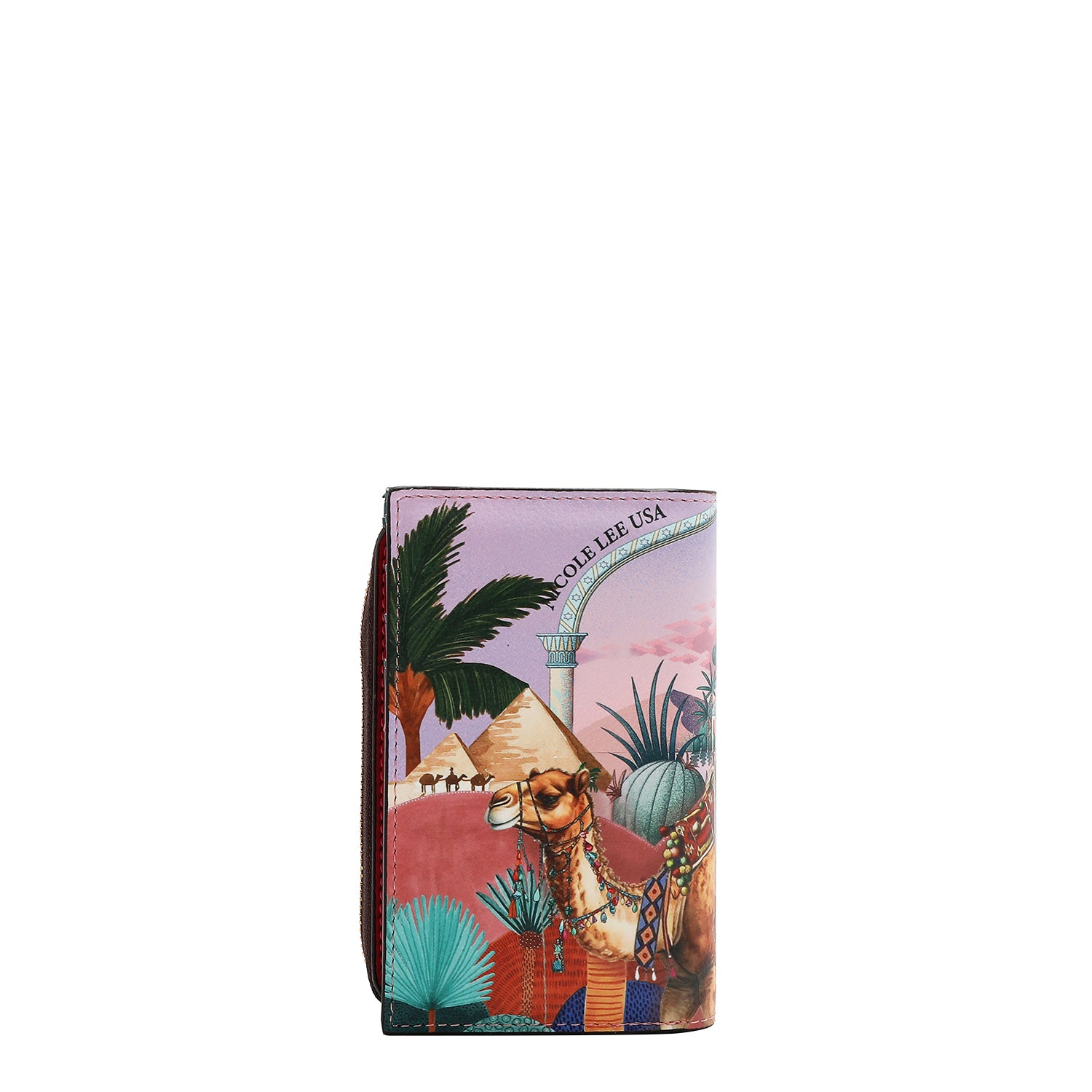 FALTBARE GELDBÖRSE MIT MITTIGEM REISSVERSCHLUSS (<tc>QUEEN CLEOPATRA</tc>)