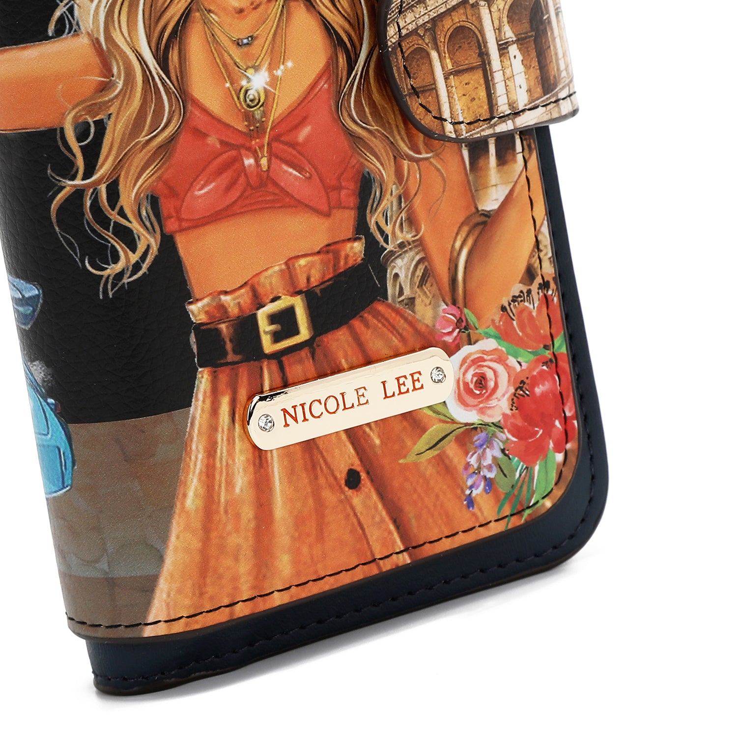 LAYERED FOLDABLE WALLET (<tc>MARTHA TRAVELS ITALY</tc>)