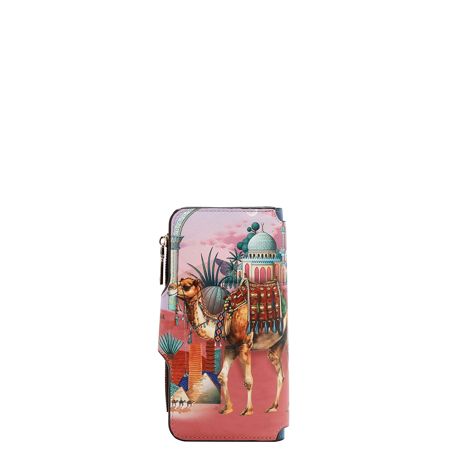 CARTERA PLEGABLE EN CAPAS (QUEEN CLEOPATRA)