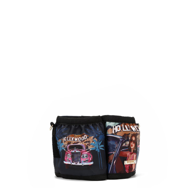 BORSA A TRACOLLA CON PORTA BICCHIERE (<tc>HOLLYWOOD DRIVE</tc> )