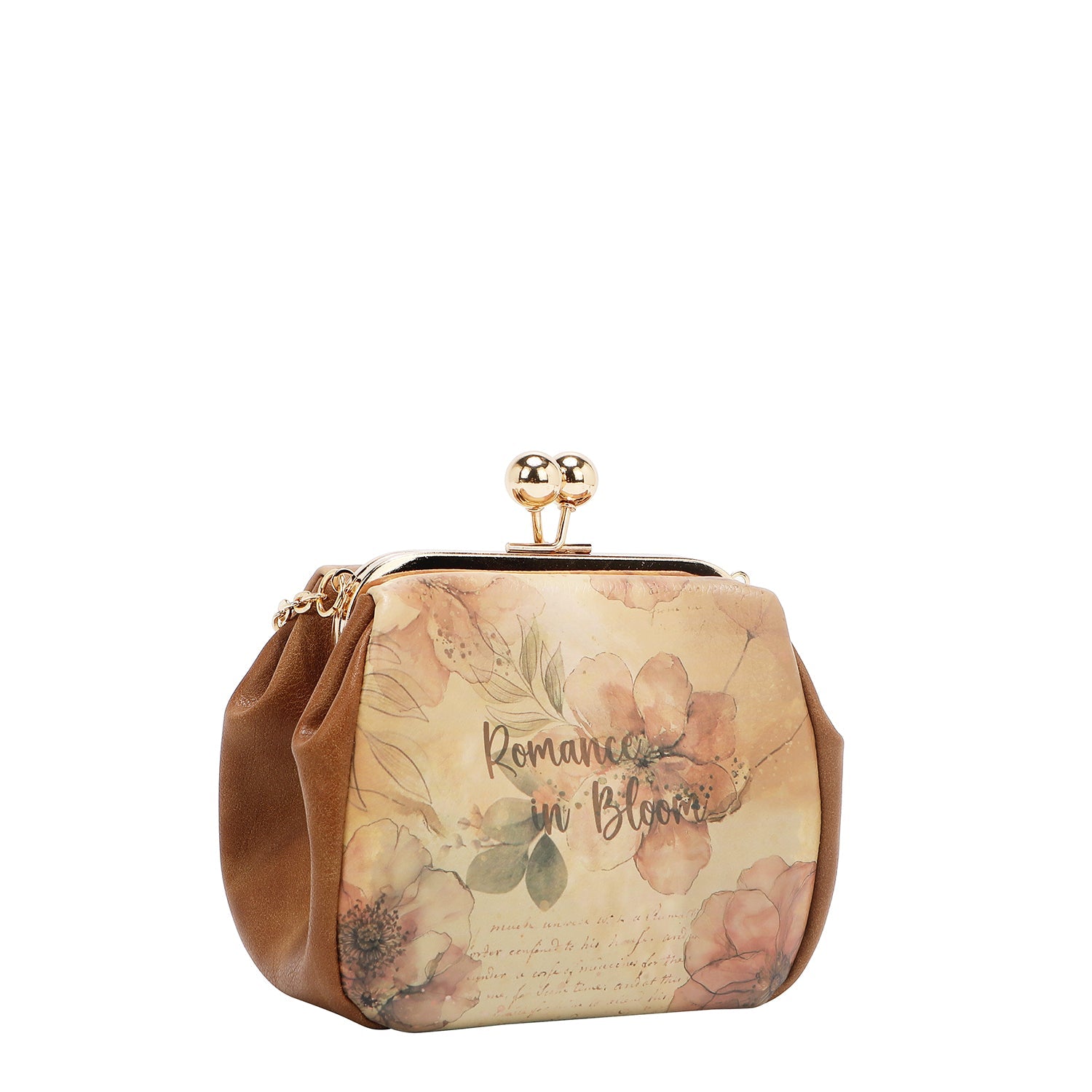 MINI BOLSO CRUZADO CON CIERRE KISS LOCK (REFLECTION OF LOVE)