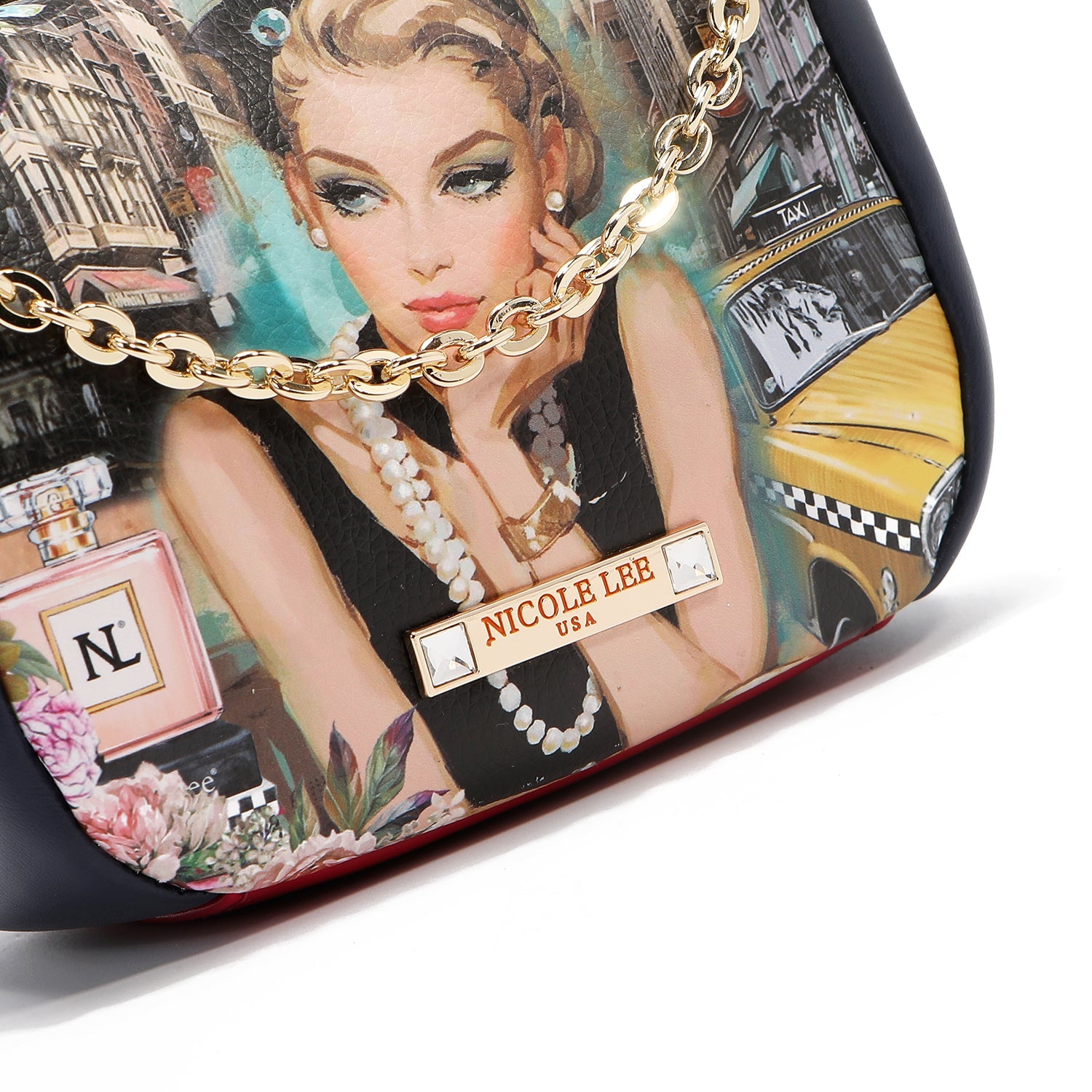 MINI BOLSA TIRACOLO COM FECHO KISS LOCK (SABINA IMAGINES)