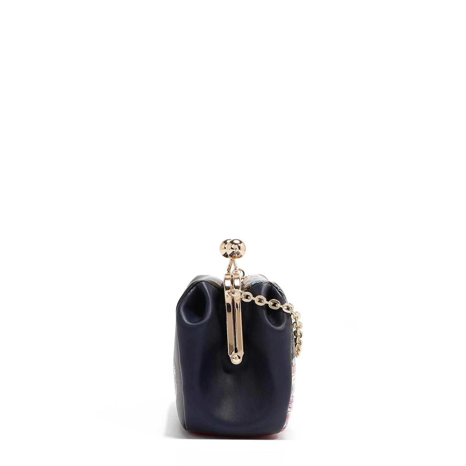 MINI BOLSA TIRACOLO COM FECHO KISS LOCK (SABINA IMAGINES)