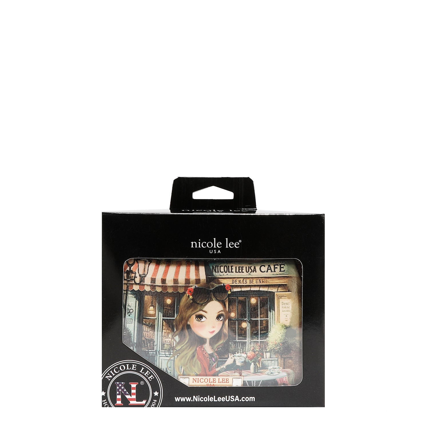 MINI BORSA A TRACOLLA CON CHIUSURA A SCATTO<tc>VIRTUAL FRIEND</tc>)