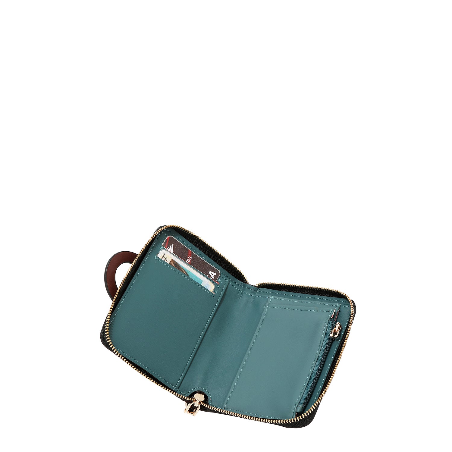 CARTEIRA PEQUENA E COMPACTA COM ZÍPER (<tc>MODA SNOWFLAKE</tc>)