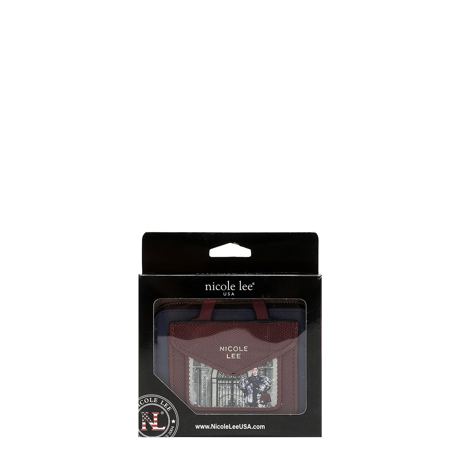 CARTEIRA PEQUENA E COMPACTA COM ZÍPER (<tc>MODA SNOWFLAKE</tc>)