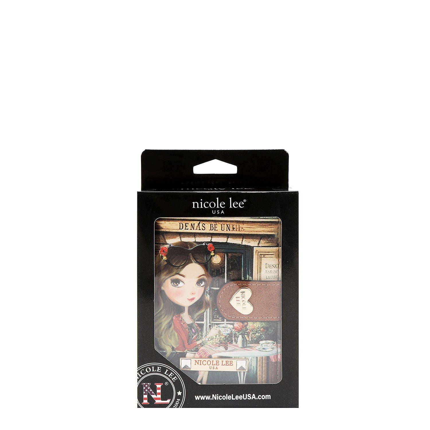 KOMPAKTER GELDBÖRSENORGANIZER MIT SCHNAPPVERSCHLUSS (<tc>VIRTUAL FRIEND</tc>)