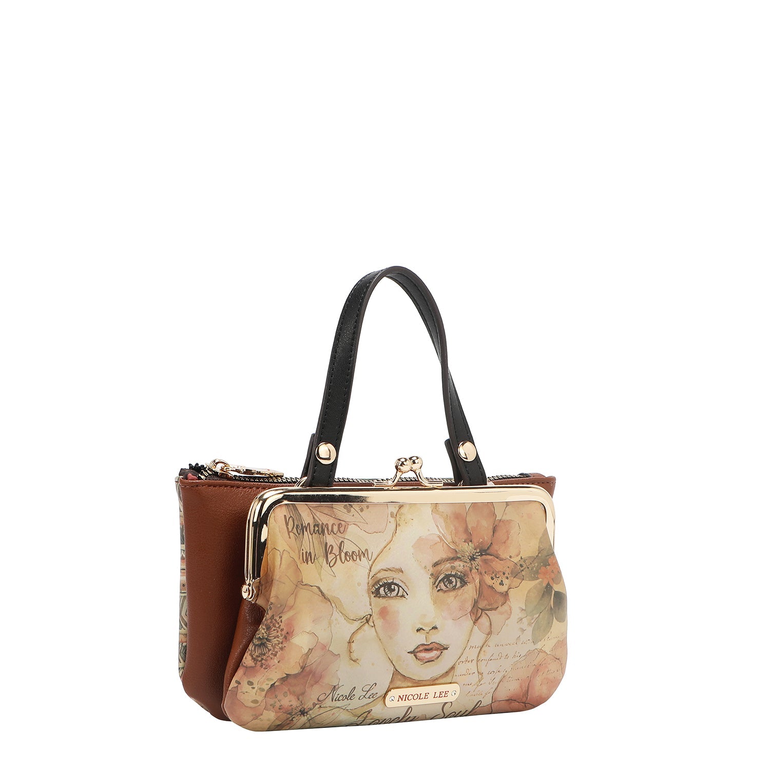 BOLSO MEDIANO CON MARCO Y ASA SUPERIOR (REFLECTION OF LOVE)