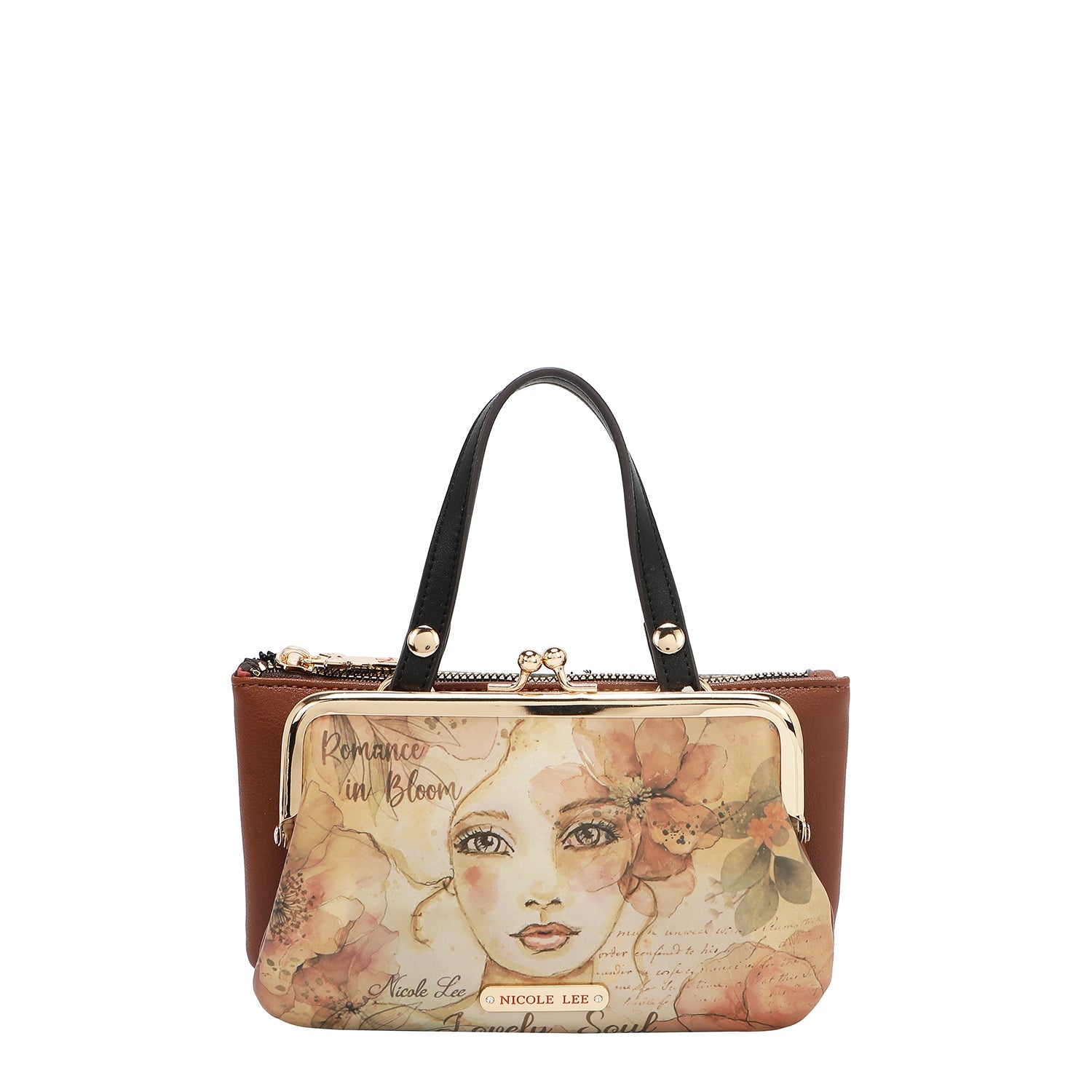 BOLSO MEDIANO CON MARCO Y ASA SUPERIOR (REFLECTION OF LOVE)