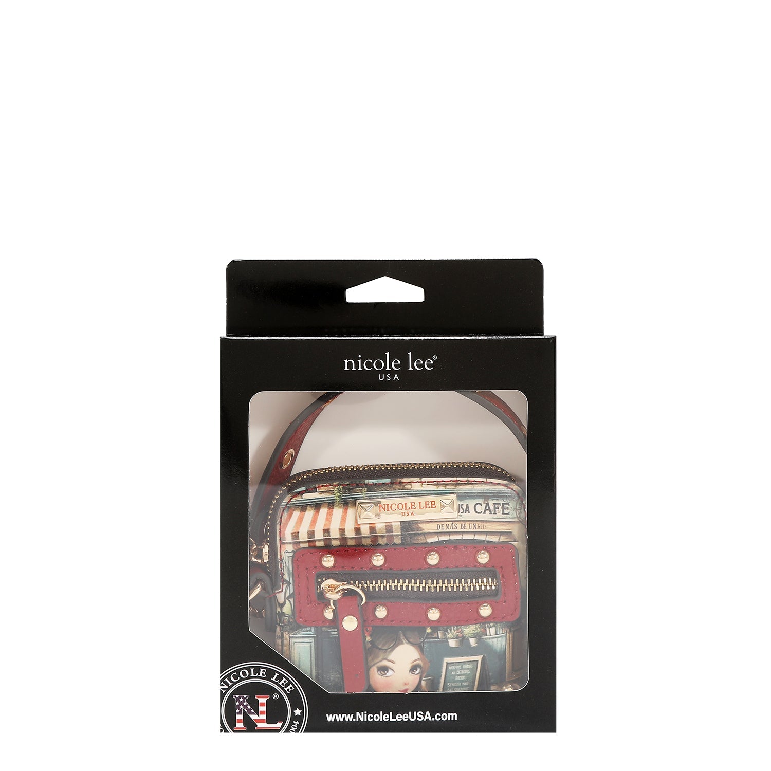 MINI BORSA A TRACOLLA CON MANICO SUPERIORE (<tc>VIRTUAL FRIEND</tc>)