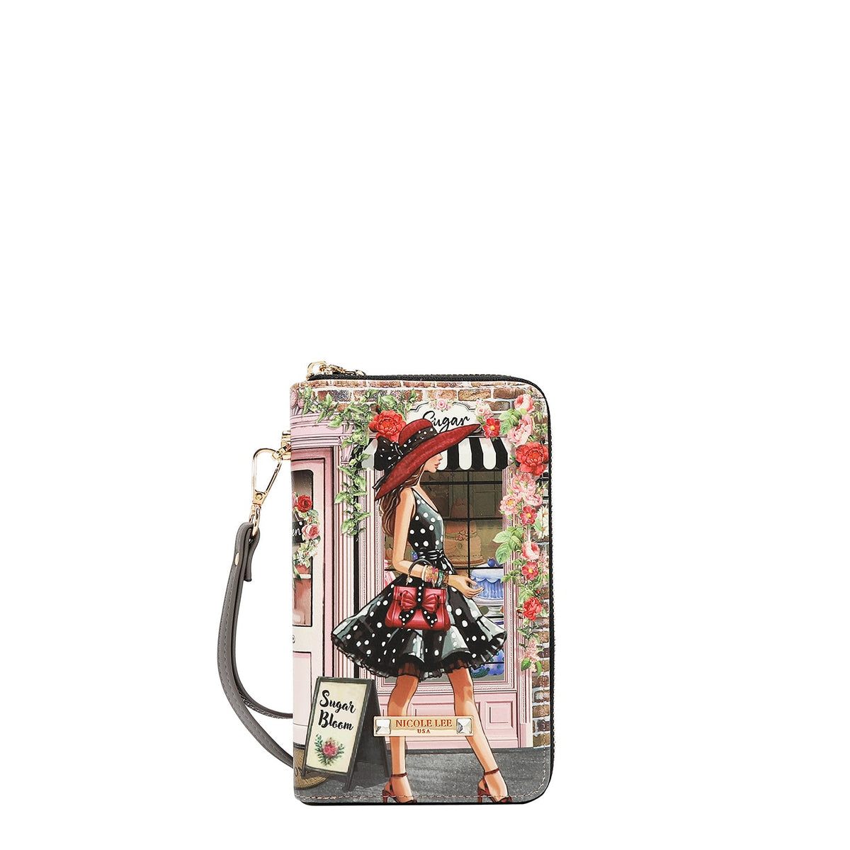 FUNDA DE PASAPORTE TIPO CARTERA (SUGAR DAY)