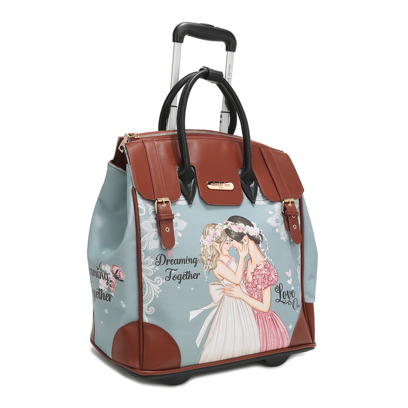 "FIONA" ROLLING TOTE BAG